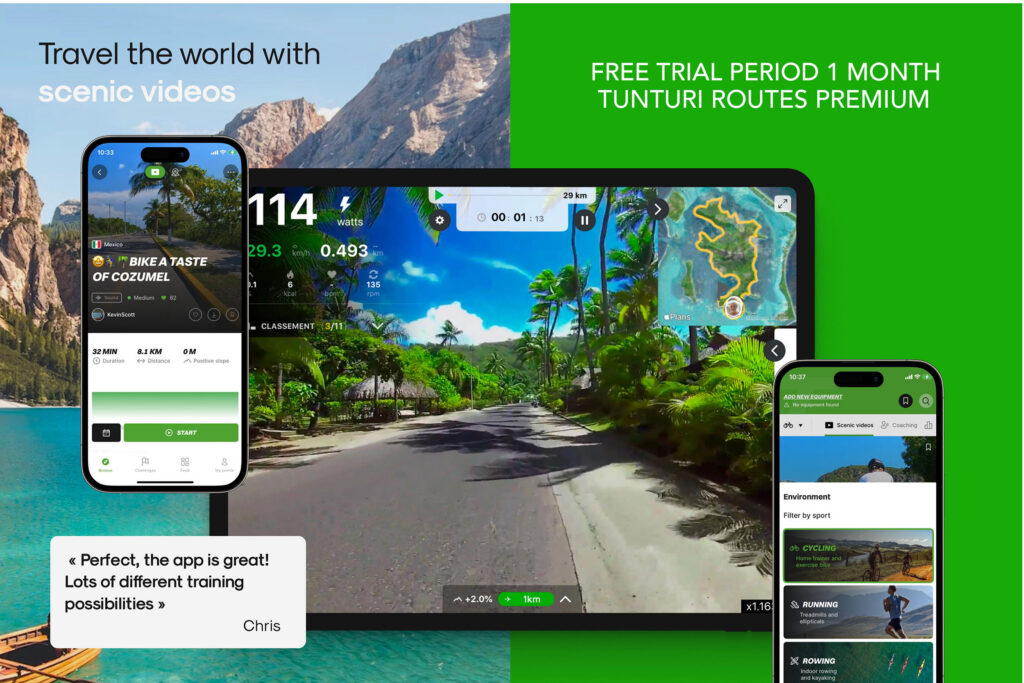 Kingitus: 1 kuu tasuta Tunturi Routes tasulist versiooni